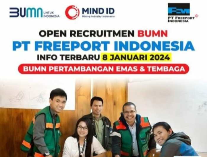 Lowongan Kerja PT Freeport Indonesia Ada 3 Jabatan dengan Gaji ...